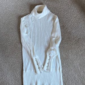 Banana Republic Angora Sweater with Rhinestone Detailing